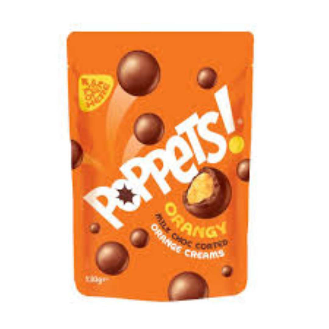 POPPETS ORANGE 130G
